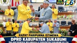 Rapat Paripurna Istimewa HJKS ke-156, DPRD Sukabumi Dorong Pembangunan yang Semakin Menyentuh Masyarakat (Dok- Foto)