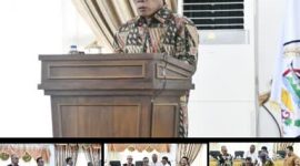 Rapat Paripurna DPRD Tapanuli Tengah yang dipimpin oleh Ketua DPRD Ahmad Rivai Sibarani di Ruang Rapat Paripurna DPRD Tapteng (Dok-Poto)