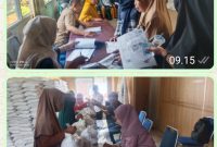 Pemdes Sundawenang Salurkan Bantuan Beras kepada 1.494 KPM. ( Dok - Foto )