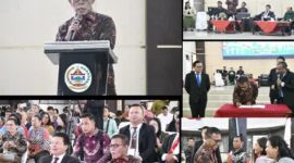 Masinton Pasaribu, S.H., M.H., menghadiri Ibadah Pembukaan Seminar Ekologi dan Aksi Penanaman Bibit Pohon yang diselenggarakan oleh Huria Kristen Batak Protestan (HKBP) di Gedung Serbaguna Pandan (Dok-Poto)