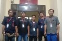 Laporan tindak pidana pengancaman dan pengeroyokan kepada SIKIRMAN HAREFA korban (Dok-Poto)