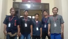 Laporan tindak pidana pengancaman dan pengeroyokan kepada SIKIRMAN HAREFA korban (Dok-Poto)