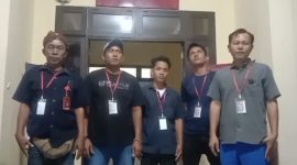 Laporan tindak pidana pengancaman dan pengeroyokan kepada SIKIRMAN HAREFA korban (Dok-Poto)