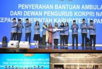 Dewan Pengurus Nasional (DPN) KORPRI. Bantuan ini diserahkan sebagai bentuk kepedulian dan solidaritas Aparatur Sipil Negara (ASN) dalam mendukung proses pemulihan masyarakat serta daerah yang terdampak bencana (Dok-Poto)