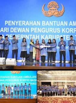 Pemkab Tapanuli Tengah Terima Bantuan Mobil Ambulans dari DPN KORPRI untuk Pemulihan Pascabencana