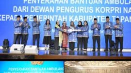 Dewan Pengurus Nasional (DPN) KORPRI. Bantuan ini diserahkan sebagai bentuk kepedulian dan solidaritas Aparatur Sipil Negara (ASN) dalam mendukung proses pemulihan masyarakat serta daerah yang terdampak bencana (Dok-Poto)