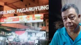 Amran Pedagang Martabak India Muslim Kuliner Pagaruyung (Dok-Foto)