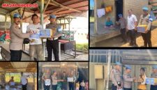 Seksi Propam Polres Tapanuli Tengah menggelar aksi bakti sosial dengan menyalurkan bantuan sembako kepada warga kurang mampu di Kabupaten Tapanuli Tengah (Dok-Poto)