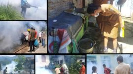 Dalam rangka memitigasi bencana non-alam berupa penyebaran Demam Berdarah Dengue (DBD) (Dok-Poto)