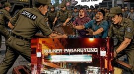 UMKM Kuliner Pagaruyung, Merasa di Anak Tirikan, Bukannya Di Bina Malah Mau Di Binasakan, Tidak Pernah Di Undang Program Sapa Warga Rico Waas Di Kecamatan Medan Petisah (Dok-Foto)