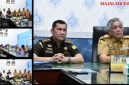 Drs. Binsar TH Sitanggang, M.SP., menghadiri kegiatan "Jaksa Sahabat Pendidik" yang digelar secara daring dari Ruang Kerja Sekda, Kantor Bupati Tapanuli Tengah (Dok-Poto)