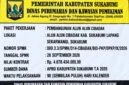 Ironi Rp4,7 Miliar: Disperkim Bersikukuh "Bukan Alun-Alun" di Atas Papan Pengumuman Alun-Alun .(Dok - Foto)