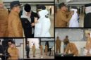 Upacara Pengambilan Sumpah/Janji dan Pelantikan Pejabat Administrator serta Pejabat Pengawas di lingkungan Pemerintah Kabupaten (Pemkab) Tapanuli Tengah (Dok-Poto)