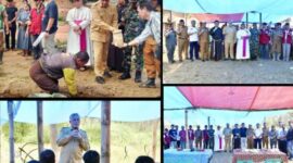 Sebanyak 22 unit Hunian Tetap (Huntap) dan 1 unit gereja resmi mulai dibangun oleh Caritas Indonesia di Kelurahan Tukka, Kecamatan Tukka (Dok-Poto)