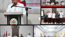 Kegiatan yang difokuskan pada pemulihan tata kelola kepegawaian pascabencana secara hibrid berlangsung di Ruang Rapat Cendrawasih Kantor Bupati di Pandan (Dok-Poto)