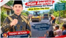 Aspirasi Warga Sundawenang Berbuah Hasil, Pengaspalan Jalan Angkrong Disambut Antusias