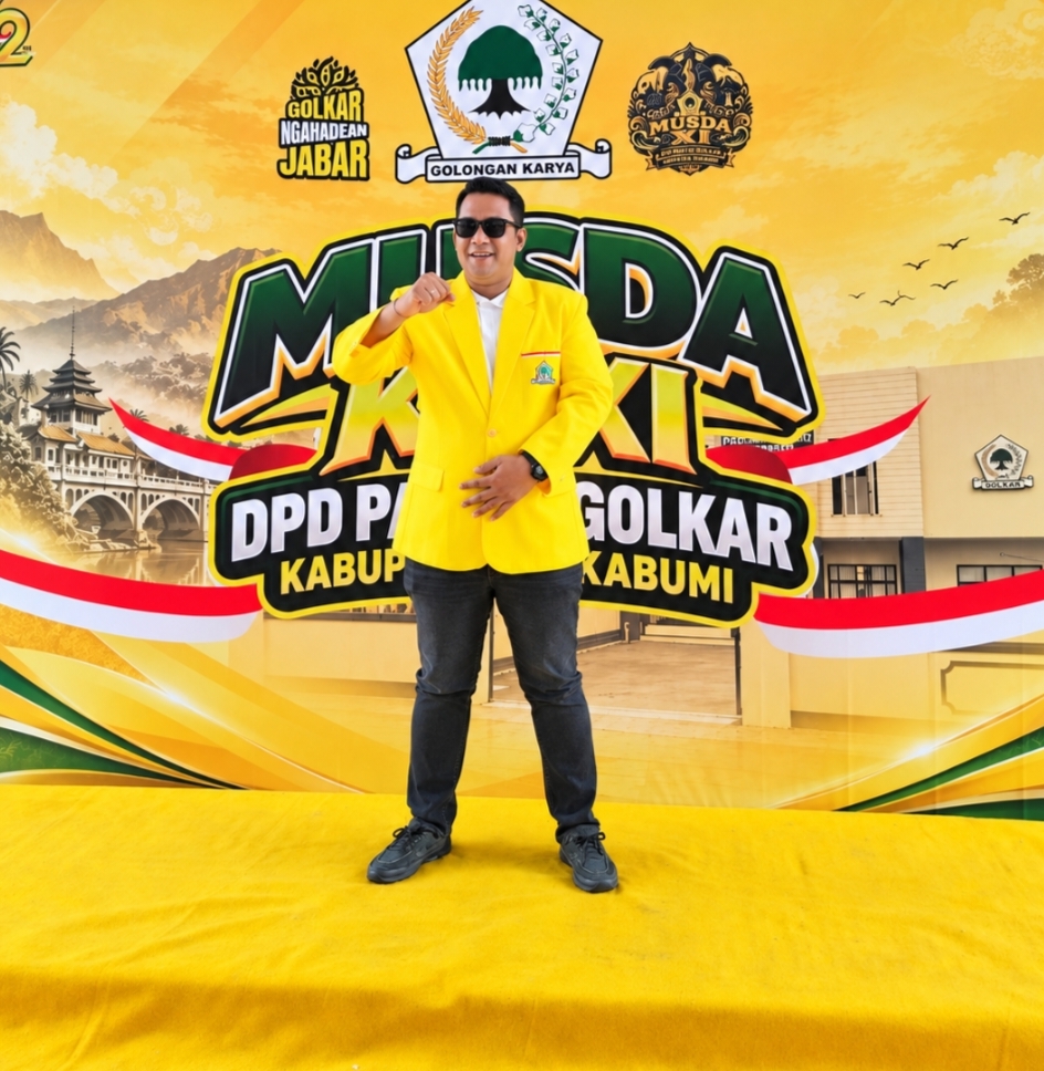 Dewan Reza Tampil di Musda XI Golkar Sukabumi, Asep Japar Terpilih Aklamasi.(Dok - Foto)
