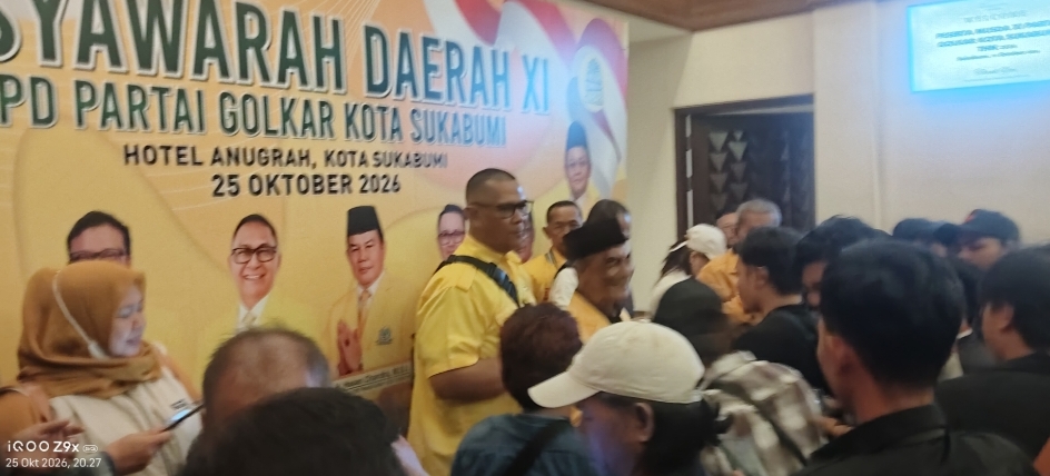 H. Gundar Kolyubi Nahkodai Golkar Kota Sukabumi, Konsolidasi Kader dan Target Enam Kursi Jadi Prioritas.(Dok - Foto)