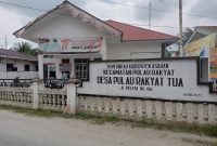 Kantor Desa Pulau Rakyat Tua, Kecamatan Pulau Rakyat, Kabupaten Asahan (fhoto.dok)
