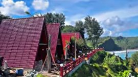 Menganti Cottage, Pesona Penginapan Tepi Samudera Hindia yang Memikat Wisatawan di Pantai Menganti, ( Dok - Foto ).
