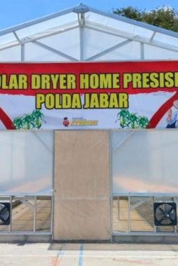 SDM Polda Jabar Bangun Tiga Unit Solar Dryer Home Presisi untuk Perkuat Ketahanan Pangan Nasional