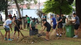 Aksi Bersih dan Lestari), warga Komplek Perumahan dan Mes Lanud Halim Perdanakusuma, ( Dok - Foto )
