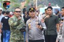 Asisten Operasi (Asops) Kasdam Jaya Brigjen TNI M. Iswan Nusi, S.H., bersama Wakapolda Metro Jaya Brigjen Pol. Dekananto Eko Purwono, S.I.K., M.H.,( Dok - Foto )