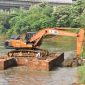 Normalisasi dilakukan melalui pengerukan sedimentasi yang mengendap di dasar waduk, ( Dok - Foto )