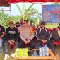  Kapolsek Cikalong Wetan dalam pembukaan Sepak Bola Bhayangkara Cup Antar RW se-Desa Mekarjaya, ( Dok - Foto )