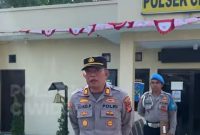 Kapolsek Ciwidey AKP Joko Prihatin Pimpin Apel Pagi , ( Dok - Foto )