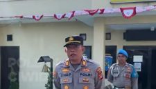 Kapolsek Ciwidey AKP Joko Prihatin Pimpin Apel Pagi , ( Dok - Foto )