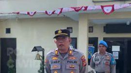 Kapolsek Ciwidey AKP Joko Prihatin Pimpin Apel Pagi , ( Dok - Foto )