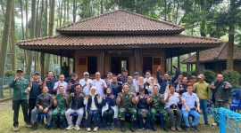 Dansatgas bersama Tim Fakultas Bio-Industri Pertanian dan Kehutanan Universitas Brawijaya, ( Dok - Foto ) 