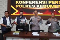Kapolres Kebumen AKBP I Putu Bagus Krisna Purnama, didampingi Wakapolres, ( Dok - Foto )