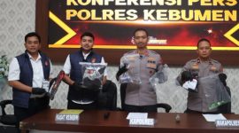 Kapolres Kebumen AKBP I Putu Bagus Krisna Purnama, didampingi Wakapolres, ( Dok - Foto )