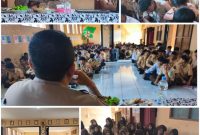 Kapolsek Cikalongwetan AKP Deden Indrajaya, S.H., M.M. bersama personel Polsek Cikalongwetan, ( Dok - Foto )