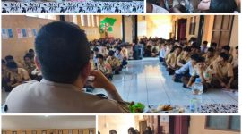 Kapolsek Cikalongwetan AKP Deden Indrajaya, S.H., M.M. bersama personel Polsek Cikalongwetan, ( Dok - Foto )