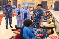 Sambut Hari Bakti ke-79 TNI AU, Lanud gelar donor darah, Dok - Foto ) 