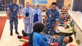 Sambut Hari Bakti ke-79 TNI AU, Lanud gelar donor darah, Dok - Foto ) 
