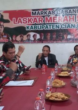 Laskar Merah Putih Marcab Cianjur dan Bandung Barat Gelar Rakor, Matangkan Persiapan Pengibaran Bendera HUT RI ke-8
