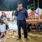 Kades Buayan Suparno saat sambutan di acara penutupan gebyar Suran 