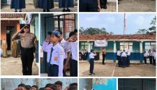 Kapolsek Cikalongwetan Tanamkan Nilai Disiplin dan Karakter melalui Program Police Goes to School di SMP PGRI 168 Cikalongwetan, ( Dok - Foto )