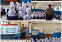 Kapolsek Cikalongwetan AKP Deden Indrajaya, S.H., M.M. bersama para siswa, ( Dok - Foto )
