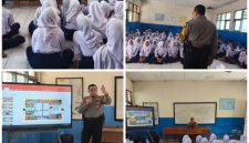 Kapolsek Cikalongwetan AKP Deden Indrajaya, S.H., M.M. bersama para siswa, ( Dok - Foto )