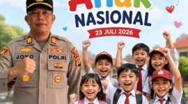 Kapolsek Ciwidey Polresta Bandung AKP Joko Prihatin, S.H. Sampaikan Ucapan Selamat Hari Anak Nasional 2026, ( Dok - Foto )