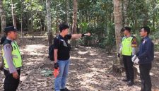Pengecekan TKP oleh anggota, ( Dok - Foto )