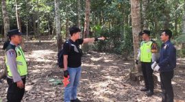 Pengecekan TKP oleh anggota, ( Dok - Foto )