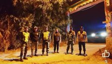 Anggota TNI - Polri melaksanakan kegiatan patroli bersama, ( Dok - Foto )