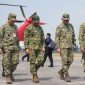Panglima Kodam IV/Diponegoro Mayjen TNI Achiruddin, S.E., M.Han., mengantarkan keberangkatan Panglima TNI Jenderal TNI Agus Subiyanto beserta rombongan di Lanud Adisutjipto, Daerah Istimewa Yogyakarta,( Dok - Foto )
