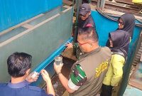 Dansatgas Kol Inf Yanto Kusno Hendarto SH saat pengecekan,  Dok - Foto 